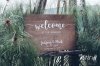 Wooden Welcome Sign ป้ายต้อนรับไม้