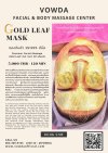 PREMIUM GOLD LEAF 99.99% MASK & FACIAL MASSAGE มาร์ตหน้าทองคำเปลวแท้