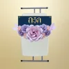 พวงหรีดโต๊ะปรับระดับ สีม่วง