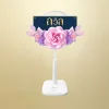 พวงหรีดพัดลม 16" สีม่วง