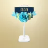 พวงหรีดพัดลม 16" สีฟ้า