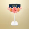 พวงหรีดพัดลม 16" สีชมพู
