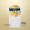 พวงหรีดบริจาค โต๊ะพับ 150 ซม. สีครีม