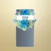 พวงหรีดโต๊ะพับ 150 ซม. สีฟ้า