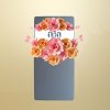 พวงหรีดโต๊ะพับ 150 ซม. สีชมพู
