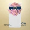 พวงหรีดบริจาค โต๊ะพับ 180 ซม. สีม่วง