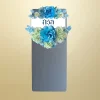พวงหรีดโต๊ะพับ 180 ซม. สีฟ้า