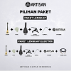 ARTISAN Gitar Akustik Backpacker Tanam Besi ( AR - AOLUS Prime ) Senar 6 String