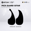 ARTISAN Pick Guard Gitar Warna Hitam Polos