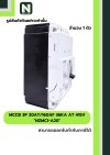 เบรกเกอร์ MCCB 3P 20AT/160AF 36kA at 415V รุ่น NZMC1-A20