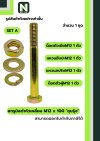 สกรูมิลดำหัวเหลี่ยมM12x100 /Black Steel Coating Nut M12x100