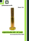 สกรูมิลดำหัวเหลี่ยมM12x65 /Black Steel Coating Nut M12x65