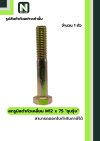 สกรูมิลดำหัวเหลี่ยมM12x75 /Black Steel Coating Nut M12x75