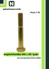สกรูมิลดำหัวเหลี่ยมM12x80 /Black Steel Coating Nut M12x80