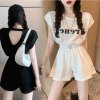 Super cute short-sleeved shirt and shorts set