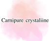 Carnipure crystaliine