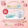 Hi-Care Lite หน้ากากอนามัย เบาสบาย หายใจสะดวก (รองรับ PM2.5 กรองเชื้อโรค) แผ่นกรอง 3 ชั้น ชนิดคล้องหู / 50 ชิ้น
