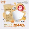 Hi-Care Plus 4 หน้ากากแบบ 3 มิติ หน้ากากอนามัยหนาพิเศษ แผ่นกรอง 4 ชิ้นชนิดคล้องหู