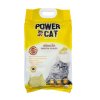 Power Cat ทรายแมวเต้าหู้ชนิดเกล็ด กลิ่นนม 10L