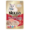 Nekko Gold ทูน่า, แซลมอนในน้ำเกรวี่ 70g.