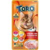 Toro แมวเลีย ไก่ ปลาโออบแห้ง 5pcs.x15g.