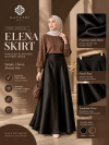 Rok Satin Wanita Panjang A-Line | Elena Skirt Gayatribasic