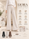 Gayatribasic Celana Flare Wanita LIORA Celana Flare Modern Resleting Depan