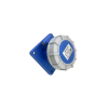 DAKO-4131-เต้ารับแบบฝังทรงตรง กันน้ำ 16A230V 3PIN(2P+E) - สีฟ้า