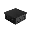 กล่องเก็บสาย กล่องพักสาย (สีดำ) ขนาด 4x4 - Leetech