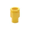 ข้อต่อเข้ากล่องสีเหลือง PVC - Leetech