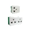 PCH-903N , PCH-904N เต้ารับมีกราวด์ (เสียบสาย) - สีขาว (ตรา Chang)