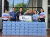 BST empowers health enthusiasts by donating 100 packs of drinking water to support the Rayong Provincial Public Health Office in the "12th Walk, Run, Bike to Prevent Stroke" project.