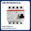 ABB เบรกเกอร์ป้องกันไฟฟ้ารั่ว ชนิด RCCB FH204 AC 25A/0.3a.