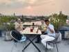Martin&Ursula&Saran Blick von Lokal Rooftop  Skybar in  Bangkok@Stadtführung Bangkok bei Abendlicht@Sonnenuntergang und Nachtleben