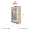 Activ SIENA SL 200 UK.120x60x200