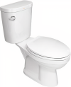 American สุขภัณฑ์สองชิ้น กดข้าง 4.5 ลิตร WINPLUS II [2697NW-WT-0]