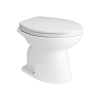 RASLAND สุขภัณฑ์นั่งราบหน้ายาว ฝาสโลว์ สีขาว [AQ 566566]