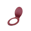 Champion ฝาสุขภัณฑ์นั่งราบ [EC-007] สีแดง