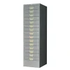 WELCO ตู้เก็บแบบฟอร์ม 15 ลิ้นชัก แบบตั้งพื้น [WDR15] สีเทา