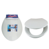 Vegarr ฝารองนั่งโถสุขภัณฑ์ แบบกลม (V1200W) สีขาว