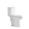 RASLAND สุขภัณฑ์สองชิ้น หน้ายาว กดบน 3/6 L [AQ 79555/9312-PR]