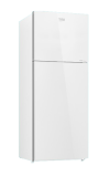 BEKO ตู้เย็น 2 ประตู อินเวอร์เตอร์ กระจกขาว 12 คิว [RDNT371I40VHFSGW]