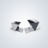 Stainless Steel Square Funnel with Flat Base Plate and Pre-drilled Holes