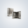 Stainless Steel Wall-Mount Single Door Enclosure Box with Cam Lock and Internal Rubber Gasket Seal