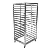 รถเข็นแร็คใส่ถาดอบ 16 ชั้น - สแตนเลส