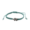 0.8 mm silk macrame sliding close bracelet