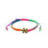0.8 mm silk macrame sliding close bracelet