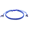 0.8 mm silk macrame sliding close bracelet