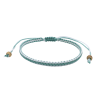 0.8 mm silk macrame sliding close bracelet