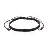 0.8 mm silk macrame sliding close bracelet